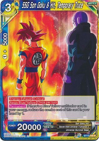 SAIYAN SHOWDOWN BT15-146 Son Goku & Hit, Temporary Truce