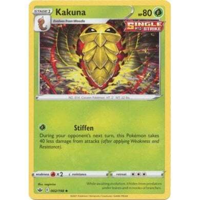 SWSH Chilling Reign 002-198 Kakuna