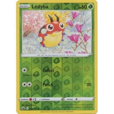 SWSH Chilling Reign 004-198 Ledyba Reverse