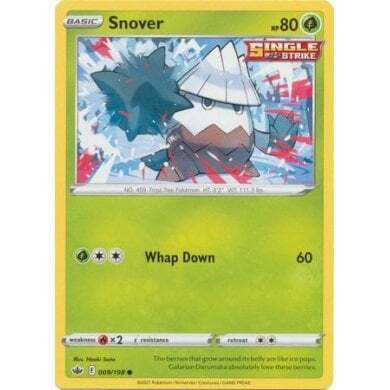 SWSH Chilling Reign 009-198 Snover