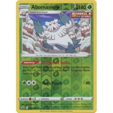 SWSH Chilling Reign 010-198 Abomasnow Reverse