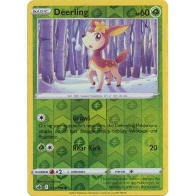 SWSH Chilling Reign 011-198 Deerling Reverse