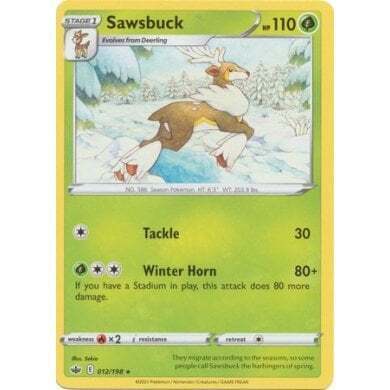 SWSH Chilling Reign 012-198 Sawsbuck