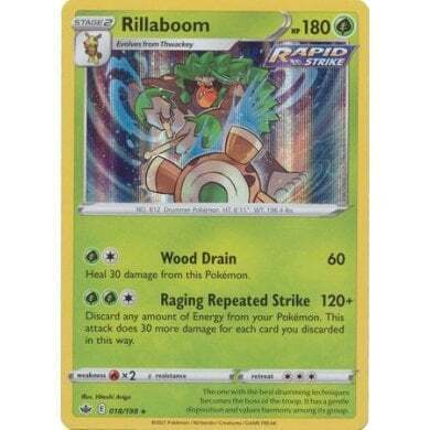 SWSH Chilling Reign 018-198 Rillaboom