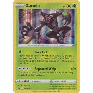 SWSH Chilling Reign 019-198 Zarude