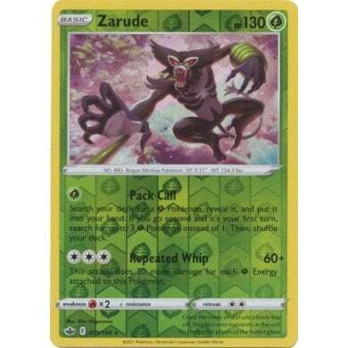 SWSH Chilling Reign 019-198 Zarude Reverse