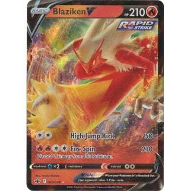SWSH Chilling Reign 020-198 Blaziken V