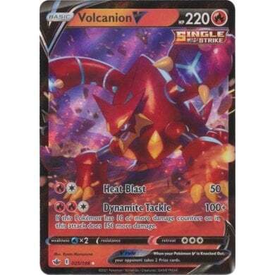 SWSH Chilling Reign 025-198 Volcanion V