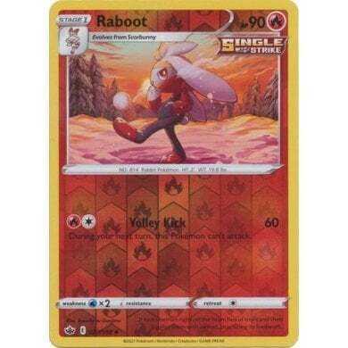 SWSH Chilling Reign 027-198 Raboot Reverse