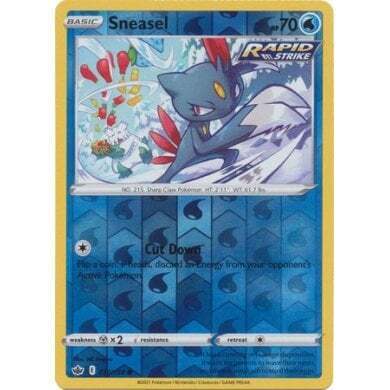SWSH Chilling Reign 030-198 Sneasel Reverse