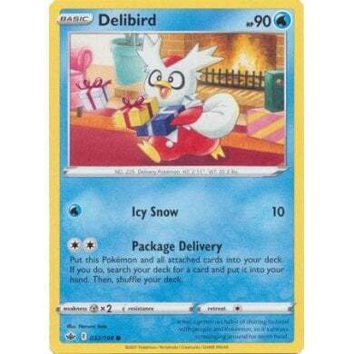 SWSH Chilling Reign 032-198 Delibird