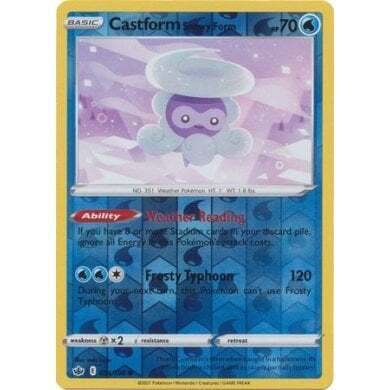 SWSH Chilling Reign 034-198 Castform Snowy Form Reverse