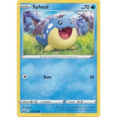 SWSH Chilling Reign 037-198 Spheal