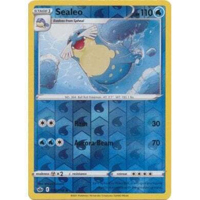 SWSH Chilling Reign 038-198 Sealeo Reverse