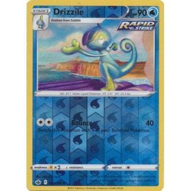 SWSH Chilling Reign 042-198 Drizzile Reverse