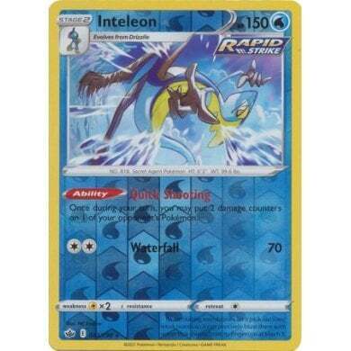 SWSH Chilling Reign 043-198 Inteleon Reverse