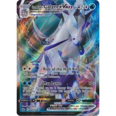 SWSH Chilling Reign 046-198 Ice Rider Calyrex VMAX