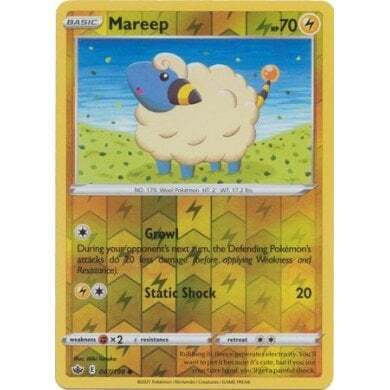 SWSH Chilling Reign 047-198 Mareep Reverse