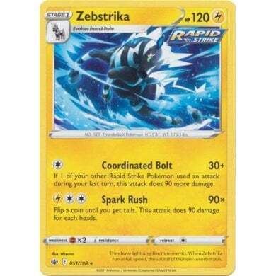 SWSH Chilling Reign 051-198 Zebstrika