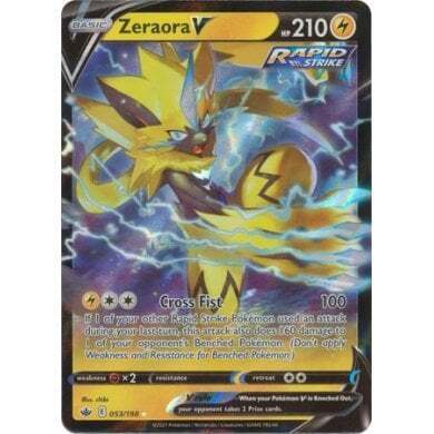 SWSH Chilling Reign 053-198 Zeraora V