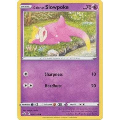 SWSH Chilling Reign 054-198 Galarian Slowpoke