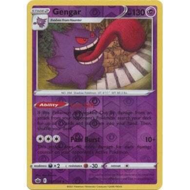 SWSH Chilling Reign 057-198 Gengar Reverse