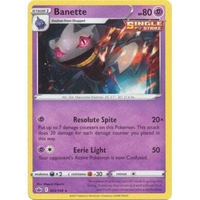 SWSH Chilling Reign 063-198 Banette