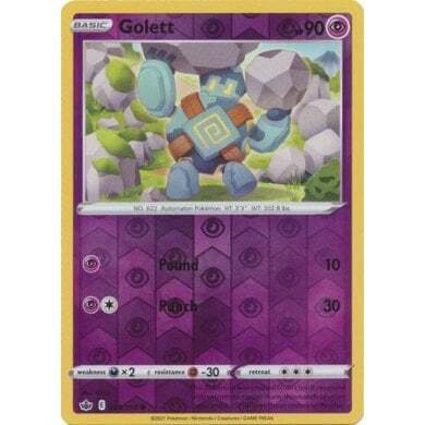 SWSH Chilling Reign 065-198 Golett Reverse