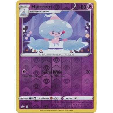 SWSH Chilling Reign 072-198 Hattrem Reverse