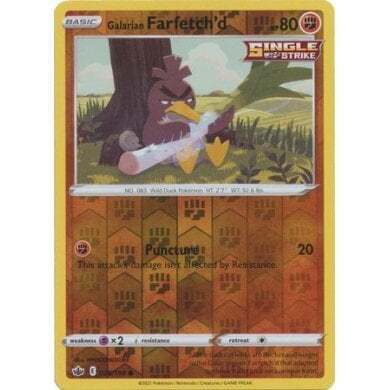 SWSH Chilling Reign 078-198 Galarian Farfetch’d Reverse