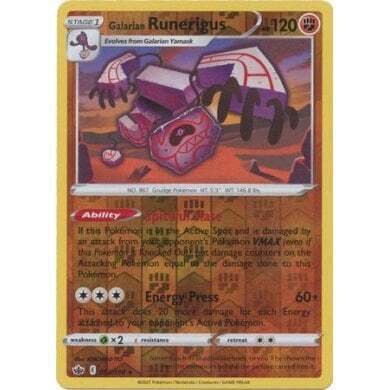 SWSH Chilling Reign 083-198 Galarian Runerigus Reverse