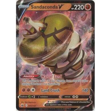 SWSH Chilling Reign 089-198 Sandaconda V
