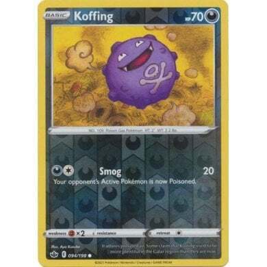 SWSH Chilling Reign 094-198 Koffing Reverse