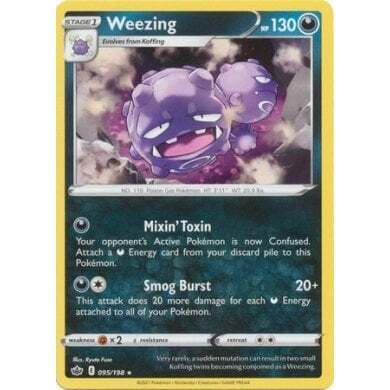 SWSH Chilling Reign 095-198 Weezing