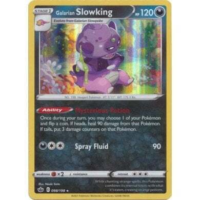 SWSH Chilling Reign 098-198 Galarian Slowking
