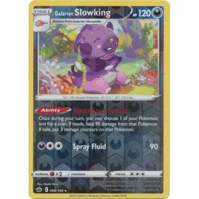 SWSH Chilling Reign 098-198 Galarian Slowking Reverse