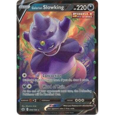 SWSH Chilling Reign 099-198 Galarian Slowking V