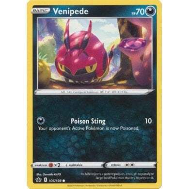 SWSH Chilling Reign 105-198 Venipede