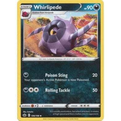 SWSH Chilling Reign 106-198 Whirlipede