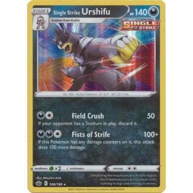 SWSH Chilling Reign 108-198 Single Strike Urshifu