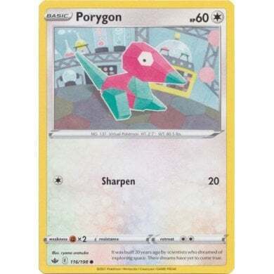 SWSH Chilling Reign 116-198 Porygon