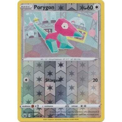 SWSH Chilling Reign 116-198 Porygon Reverse