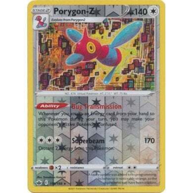 SWSH Chilling Reign 118-198 Porygon-Z Reverse