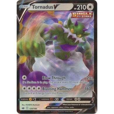SWSH Chilling Reign 124-198 Tornadus V