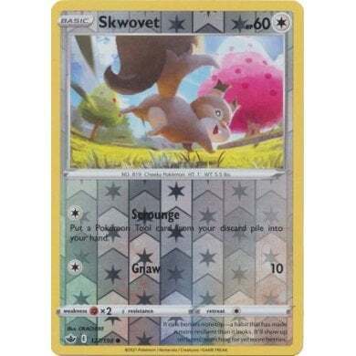 SWSH Chilling Reign 127-198 Skwovet Reverse