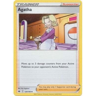 SWSH Chilling Reign 129-198 Agatha