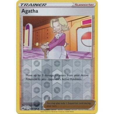 SWSH Chilling Reign 129-198 Agatha Reverse