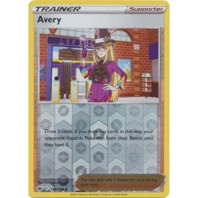 SWSH Chilling Reign 130-198 Avery Reverse