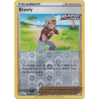 SWSH Chilling Reign 131-198 Brawly Reverse