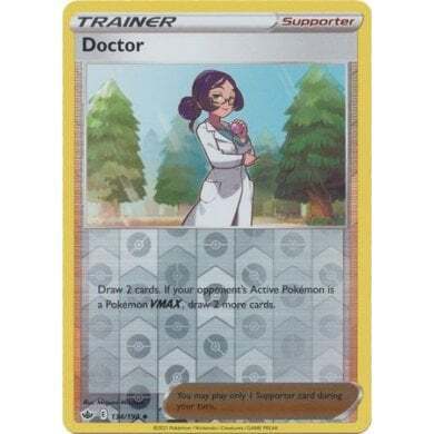 SWSH Chilling Reign 134-198 Doctor Reverse